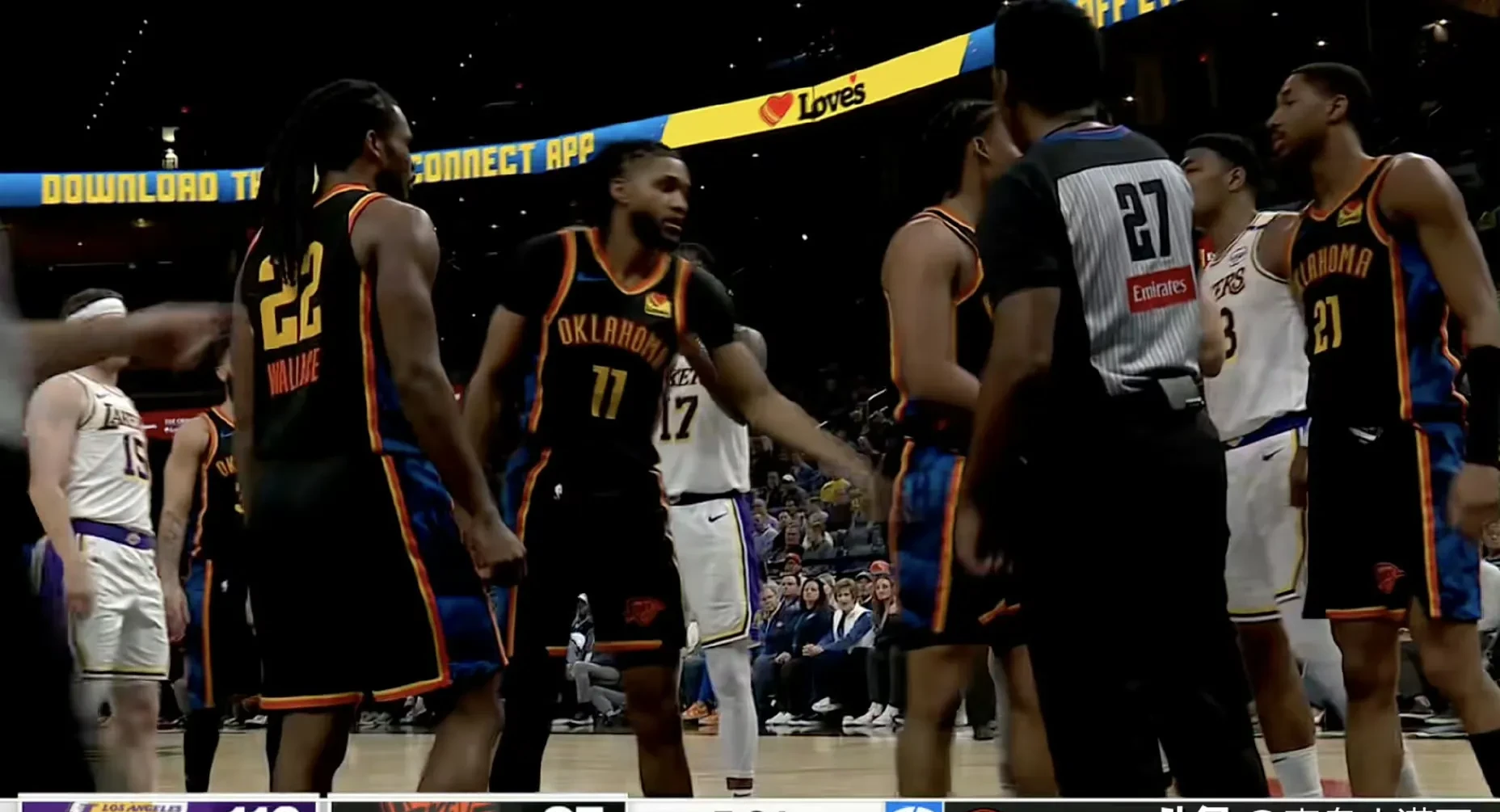 湖人轻取雷霆，迅速击退对手。